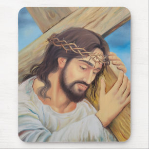 Christian Faith Jesus Christ Mouse Mat