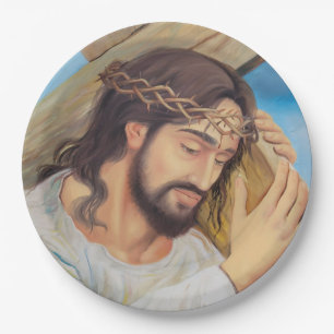 Christian Faith Jesus Christ Paper Plate