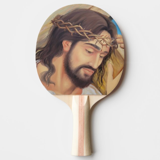 Christian Faith Jesus Christ Ping Pong Paddle (Front)
