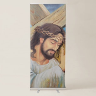 Christian Faith Jesus Christ Retractable Banner