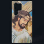 Christian Faith Jesus Christ Samsung Galaxy Case<br><div class="desc">A painting of Jesus carrying the cross. Perfect to show all his love and faith.</div>