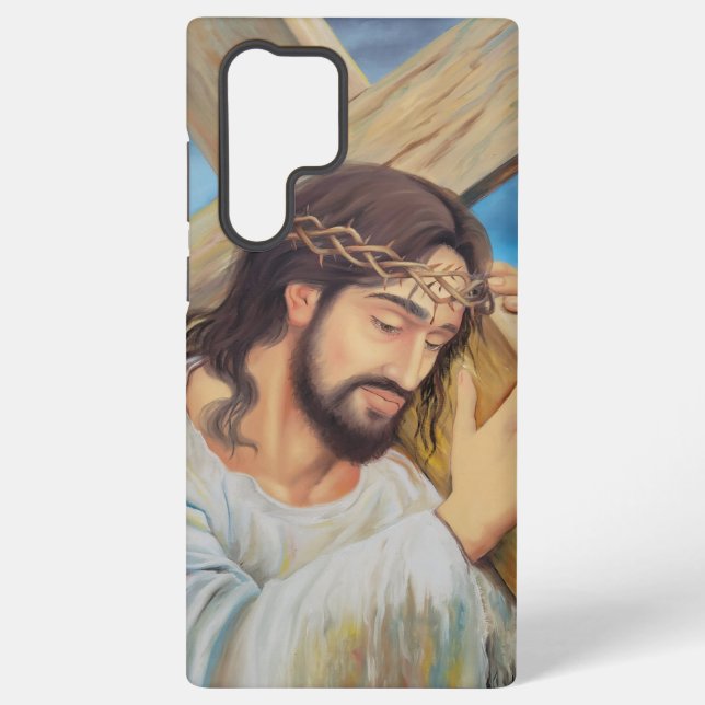 Christian Faith Jesus Christ Samsung Galaxy S22 Ultra Case (Back)