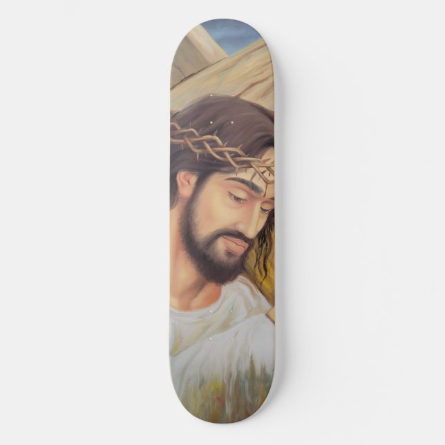 Christian Faith Jesus Christ Skateboard (Front)