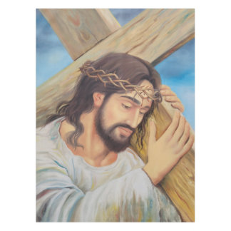 Christian Faith Jesus Christ Tablecloth