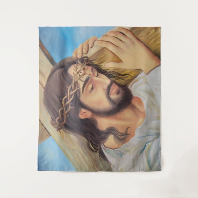 Christian Faith Jesus Christ Tapestry (Front)