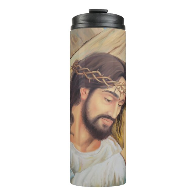 Christian Faith Jesus Christ Thermal Tumbler (Front)