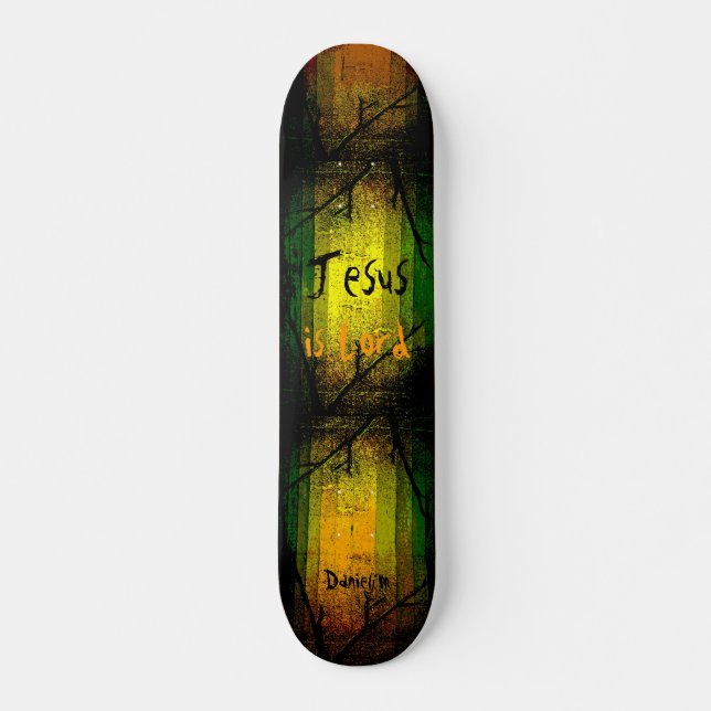 Christian Faith Jesus is Lord Skateboard (Front)