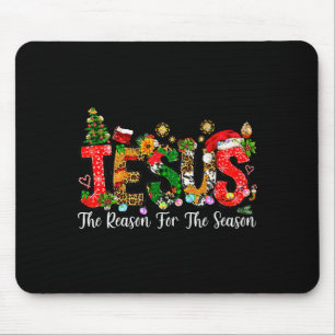 Christian Faith Jesus Is The Reason For The Season Mouse Mat