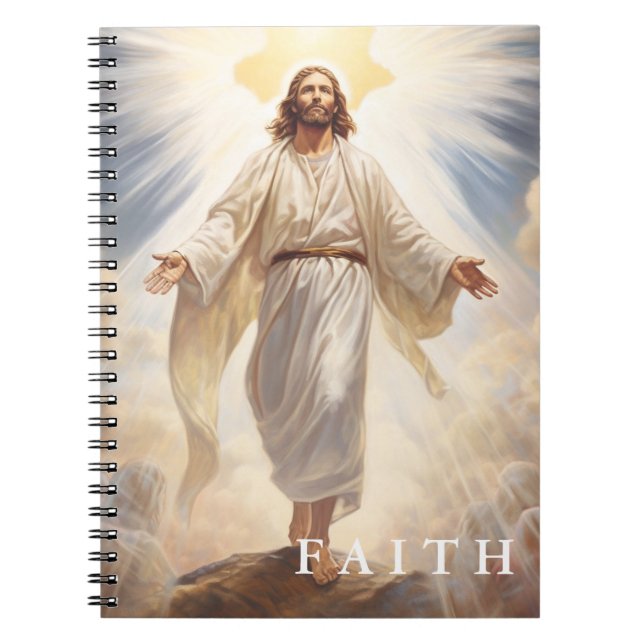 Christian Faith Jesus Notebook (Front)