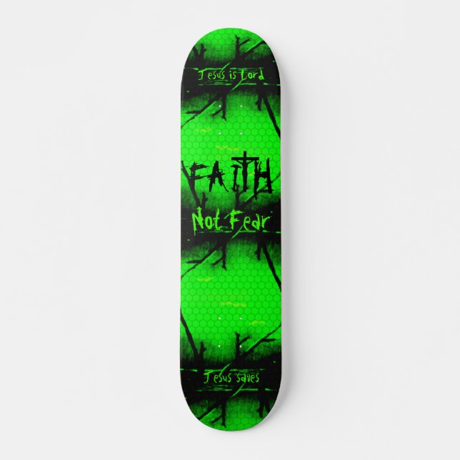 Christian Faith Jesus Skateboard Deck (Front)