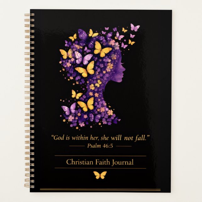 Christian Faith Journal – Psalm 46:5 Planner (Front)