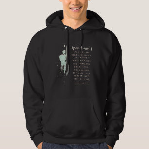 Christian Faith Knock & Open Eat Bible Verse Chris Hoodie