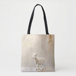 Christian Faith Nursery Wall Decor Tote Bag