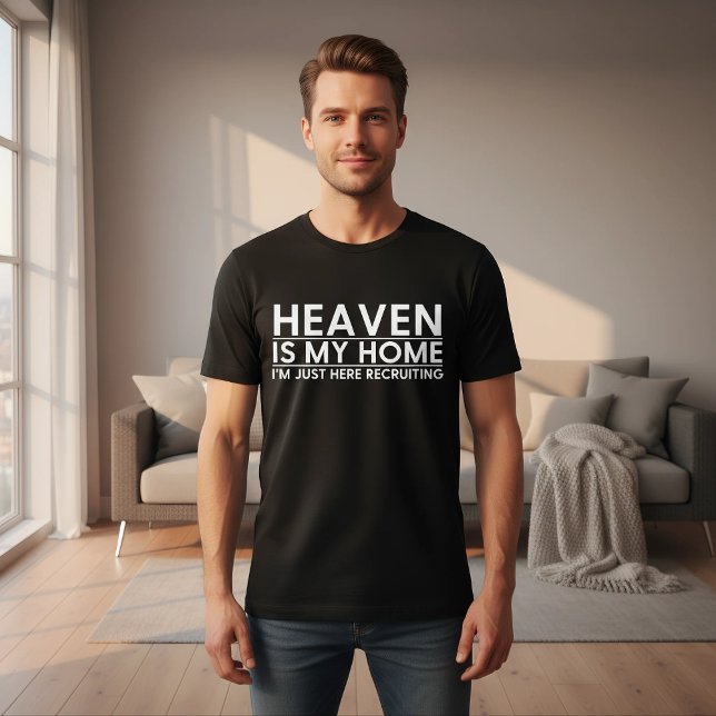 Christian Faith Religious Quote Black Men's T-Shirt (Creator Uploaded)