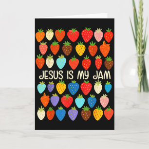 Christian Faith Religious Strawberry Jesus That Is Card