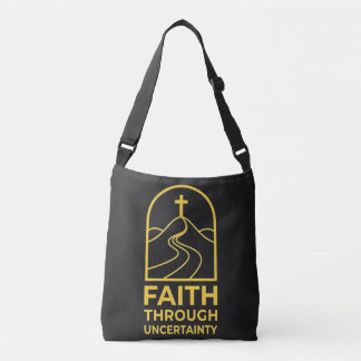 Christian Faith Through Uncertainty Cross Hill Crossbody Bag
