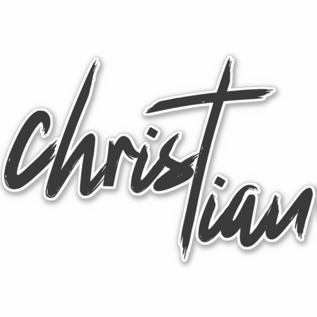 Christian Faith Vertical Cross (Front)