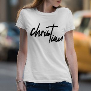 Christian Faith Vertical Cross Shirt