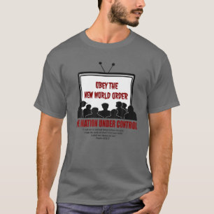 Christian Fake News Global Governance Antichrist J T-Shirt