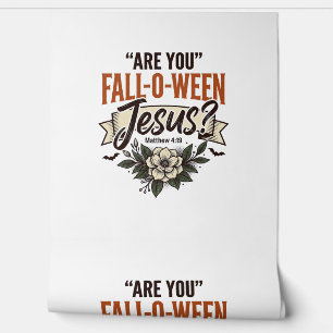 Christian Fall-O-Ween Jesus Vintage Engraving Shir Wallpaper