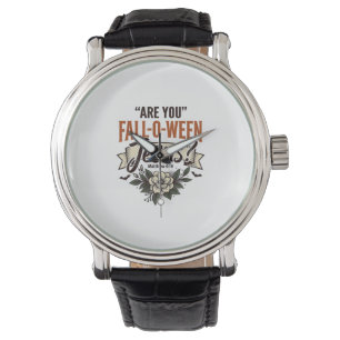 Christian Fall-O-Ween Jesus Vintage Engraving Shir Watch