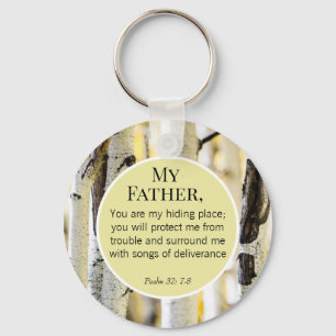Christian Father Day Bible Verse Key Ring