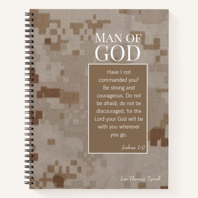 Christian Father Day Quotes Notebook (Front)