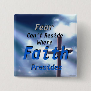 Christian Fear vs Faith Pin