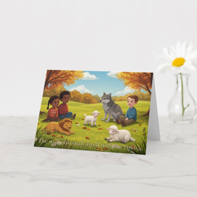 Christian Feast of Tabernacles Card (Small Plant)