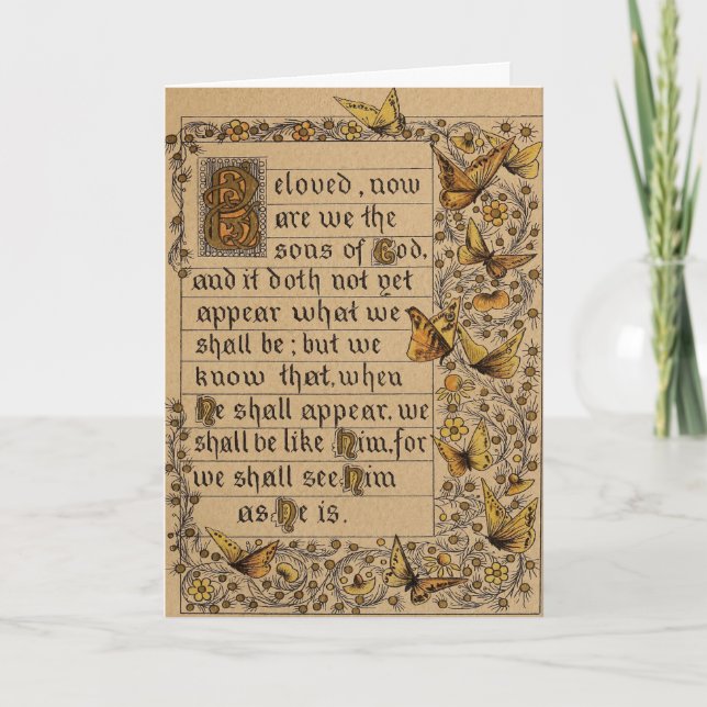Christian Feast of Trumpets Card (Front)