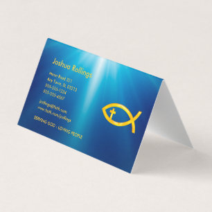 Christian Fish Business Card