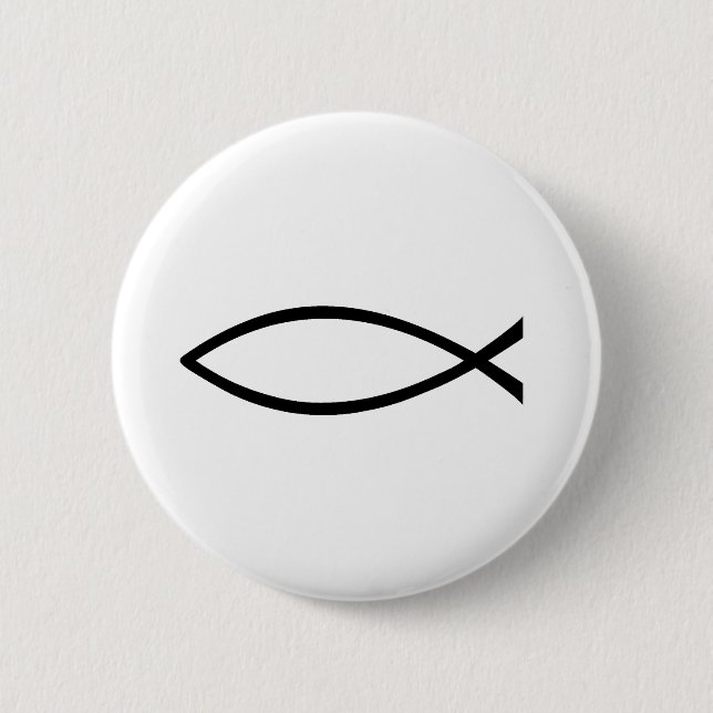 Christian Fish Button (Front)
