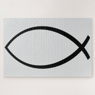 Christian Fish (Ichthys) Symbol Jigsaw Puzzle