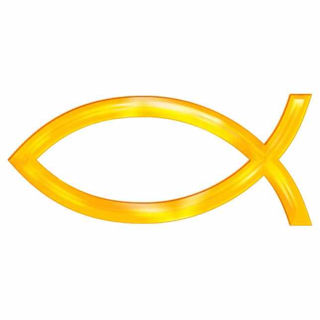 Christian Fish - Photo Sculpture (Front)