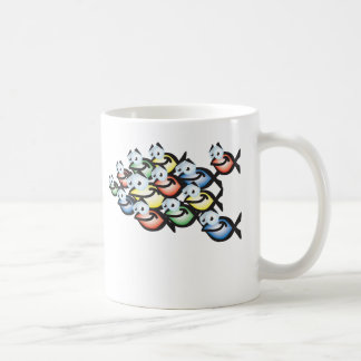 christian fish shape coffee mug