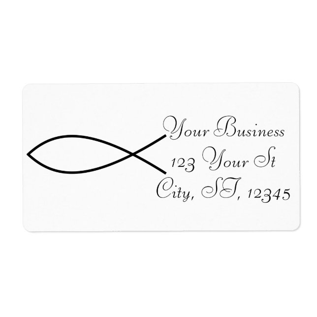 Christian Fish Symbol Ichthys Thunder_Cove (Front)