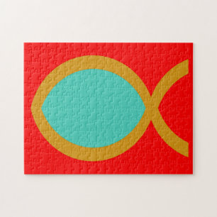 Christian Fish Symbol Jigsaw Puzzle