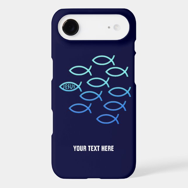 Christian Fish Symbols Case-Mate iPhone Case (Back)