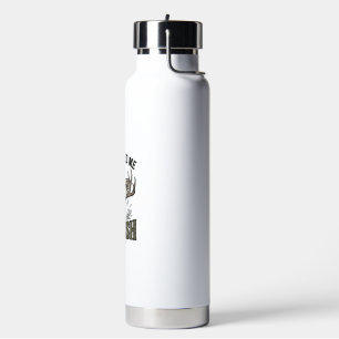 Christian Fishing Design He Called Me to Fish Water Bottle