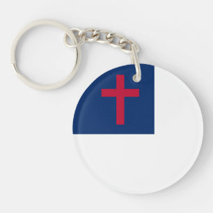 Christian flag Acrylic Keychain