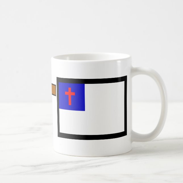Christian Flag Coffee Mug (Right)