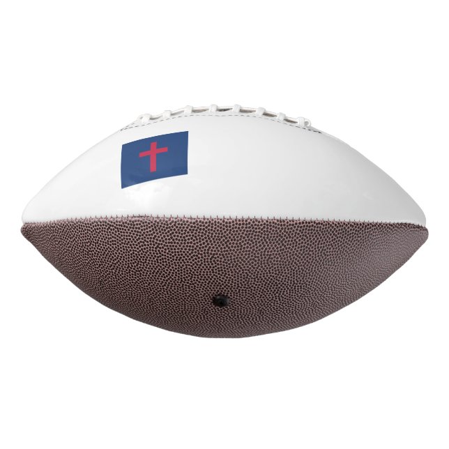 Christian flag Football American Football (Rotated 270)