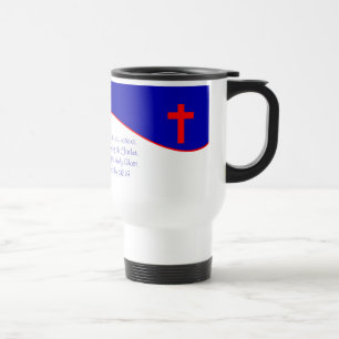 Christian Flag Inspired Travel Mug