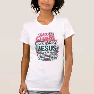 Christian Flamingo Girl Vintage T-Shirt