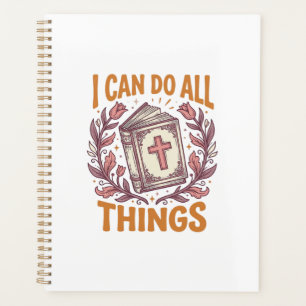 Christian Floral Faith Quote Vintage Shirt Design_ Planner