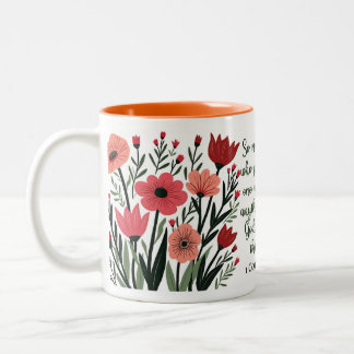 Christian Floral Mug