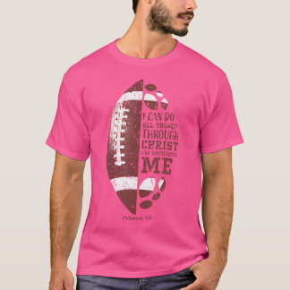 Christian Football Philippians 413 s T-Shirt