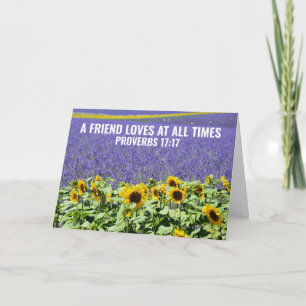 CHRISTIAN FRIENDSHIP CARDS PROVERBS 17:17 CARDS