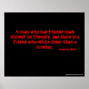 Christian Friendship Poster