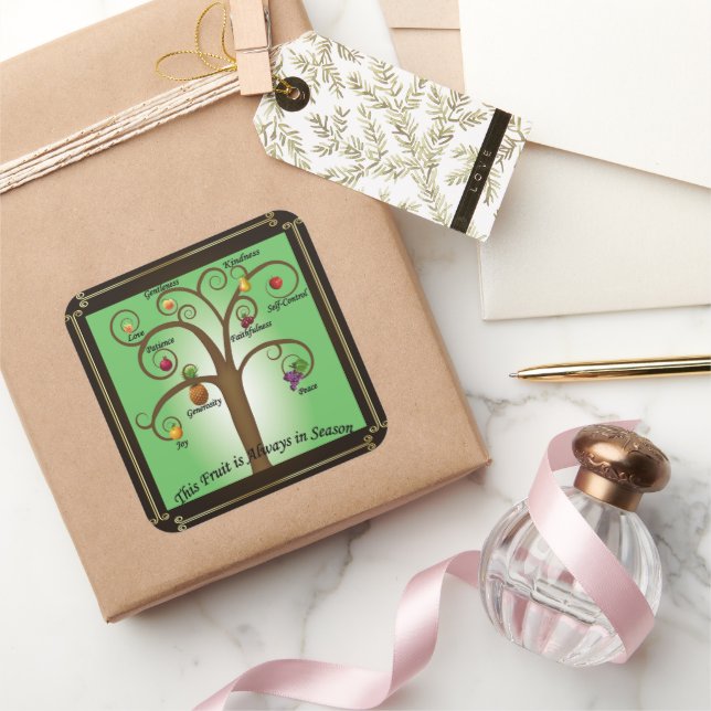 Christian Fruit of the Spirit Sticker (Gifting)